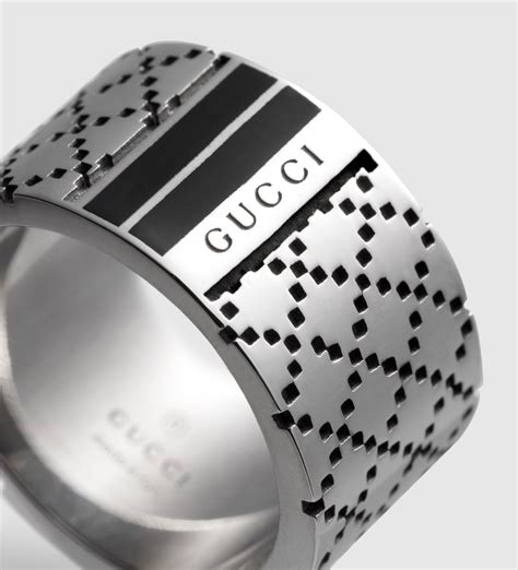 gucci mens diamantissima ring